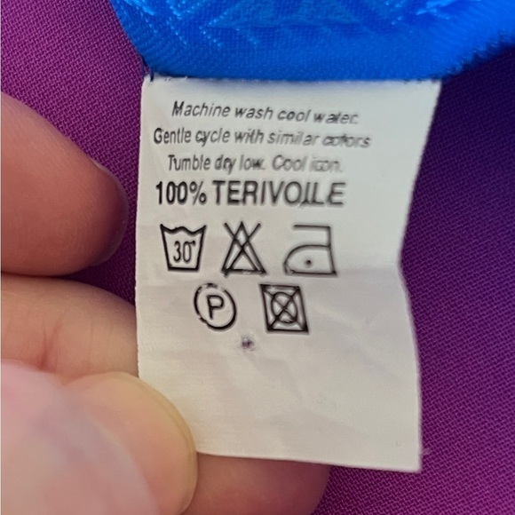 RIMA BEACH WEAR Terivoile Beach Wrap Pink Blue Ombre Swimsuit Coverup Sarong - Picture 12 of 12